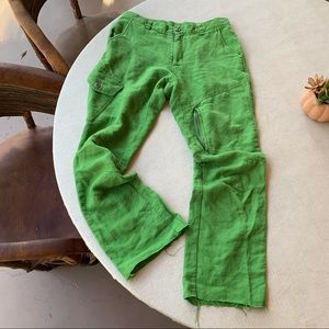 Green cargo pants